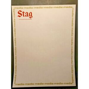 Vintage‎ Stag Beer Belleville Brewery Media Release 2 Letterhead New Old Stock